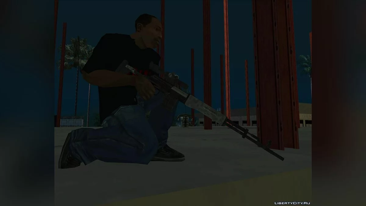 Снайперская винтовка Джаво из Resdeint evil 6 / GTA San Andreas