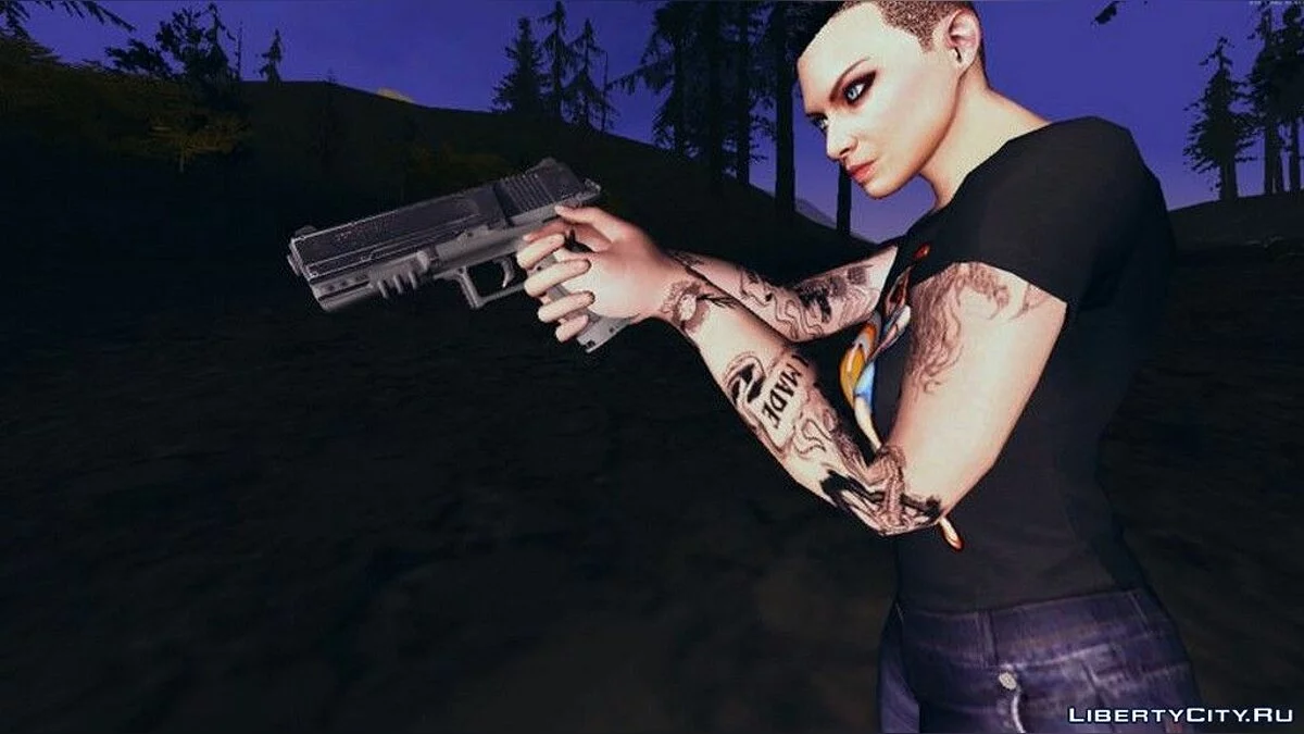 Пистолет из игры Call Of Duty: Black Ops 4 / GTA San Andreas