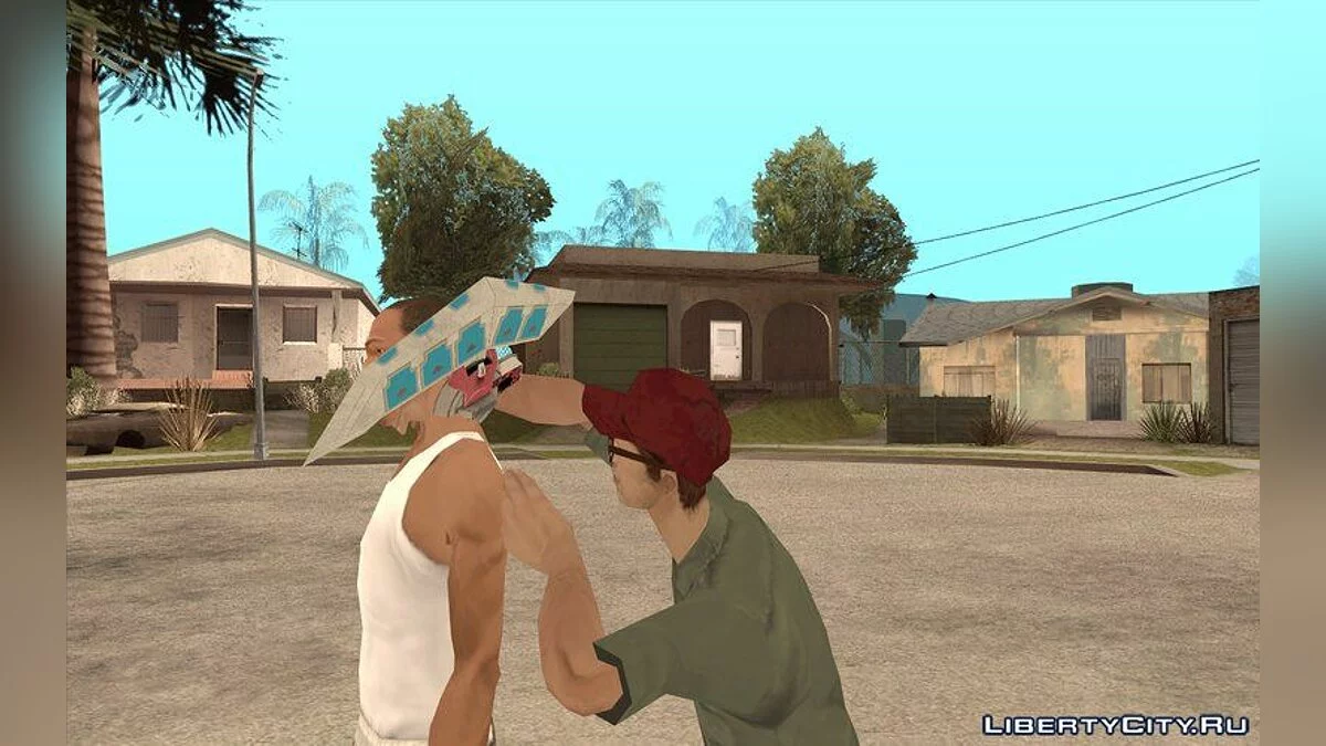 Дуэльный диск Югио / GTA San Andreas