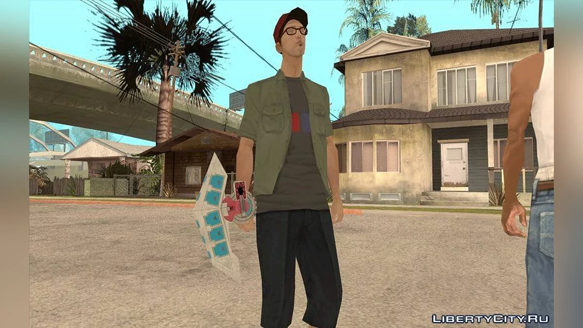 Дуэльный диск Югио / GTA San Andreas