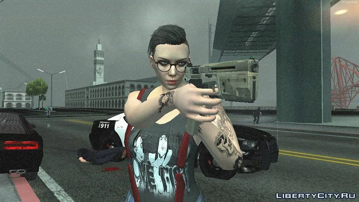 KAP-45 из игры Call of Duty Black Ops 4 / GTA San Andreas
