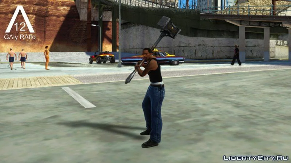 Громовой молот из игры War Hammer 40K / GTA San Andreas