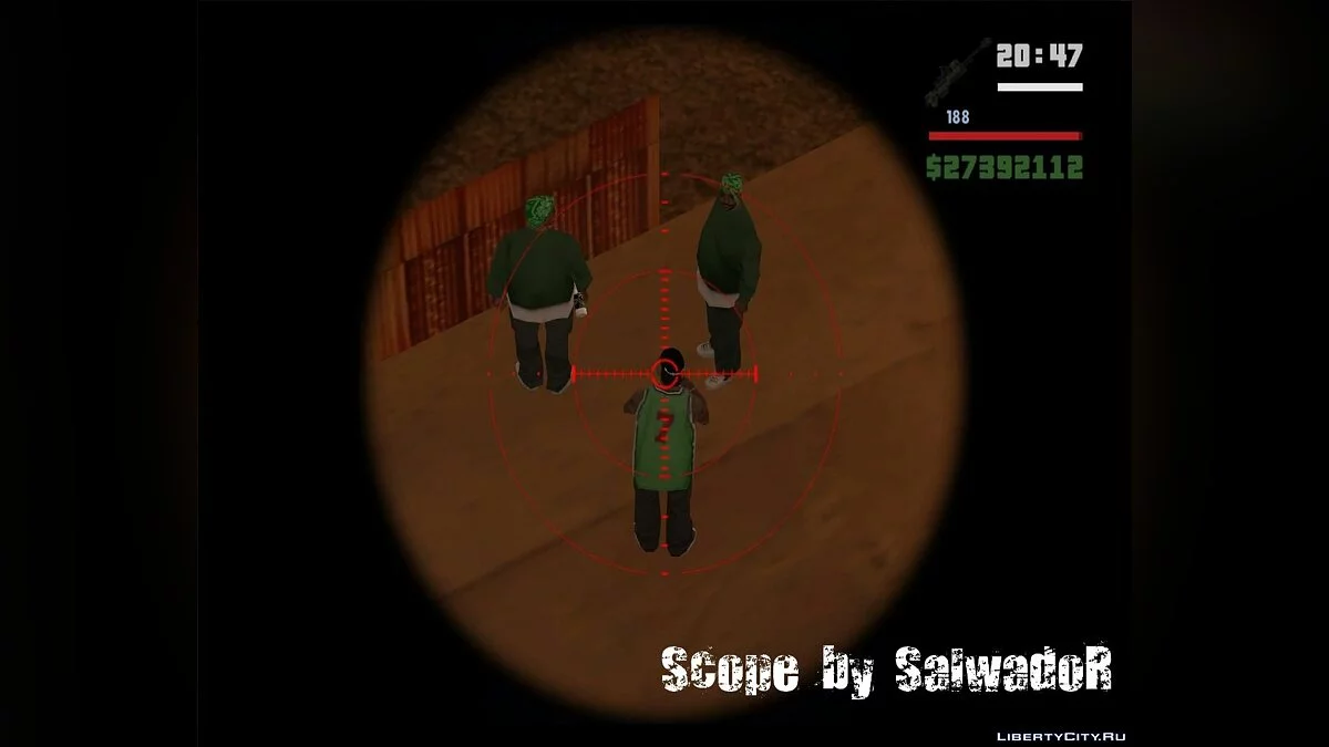 Крупнокалиберная винтовка из Resident evil 6 / GTA San Andreas