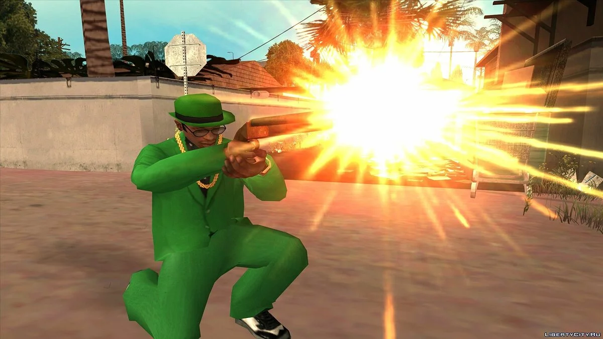 Двуствольное ружье из GTA 5 / GTA San Andreas