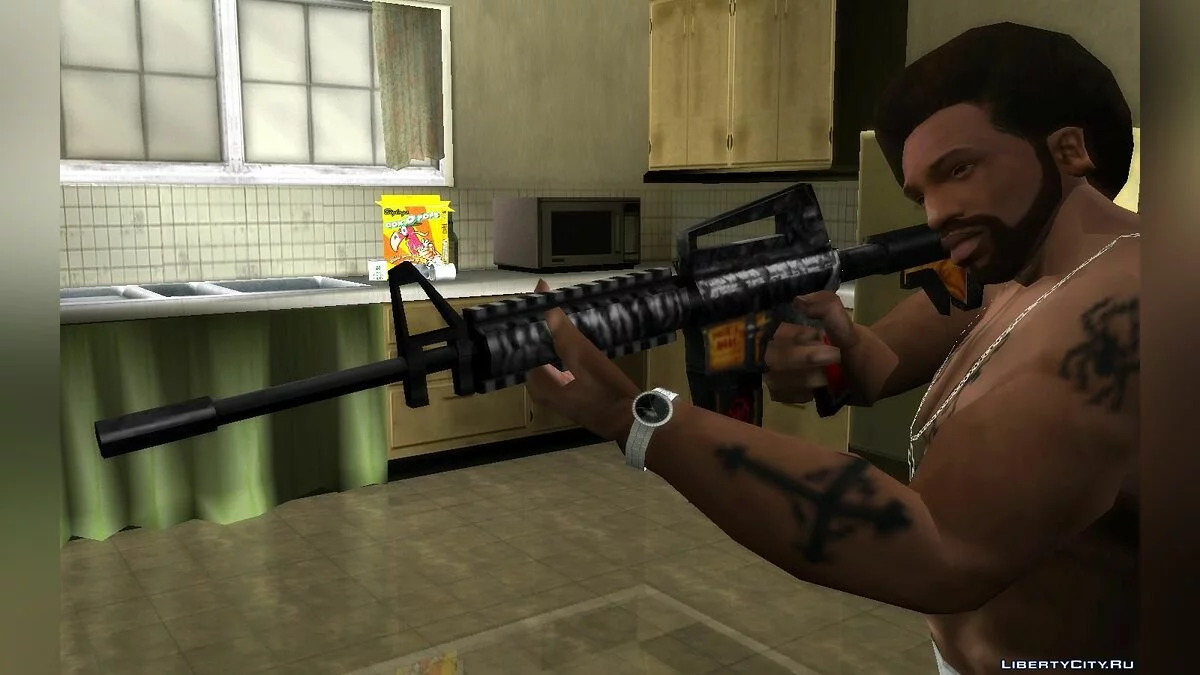 Immortal M4A1 из игры SFPH Playpark / GTA San Andreas
