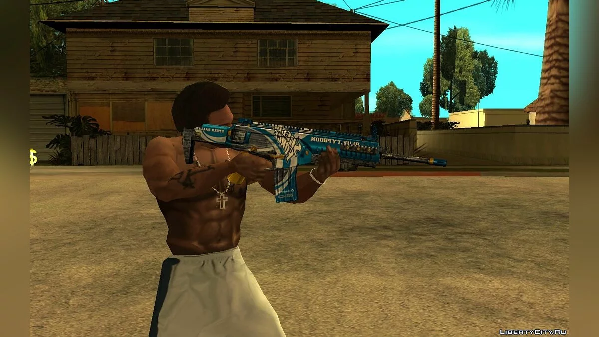 Blue Typhoon ARX 160 из игры SFPH Playpark / GTA San Andreas