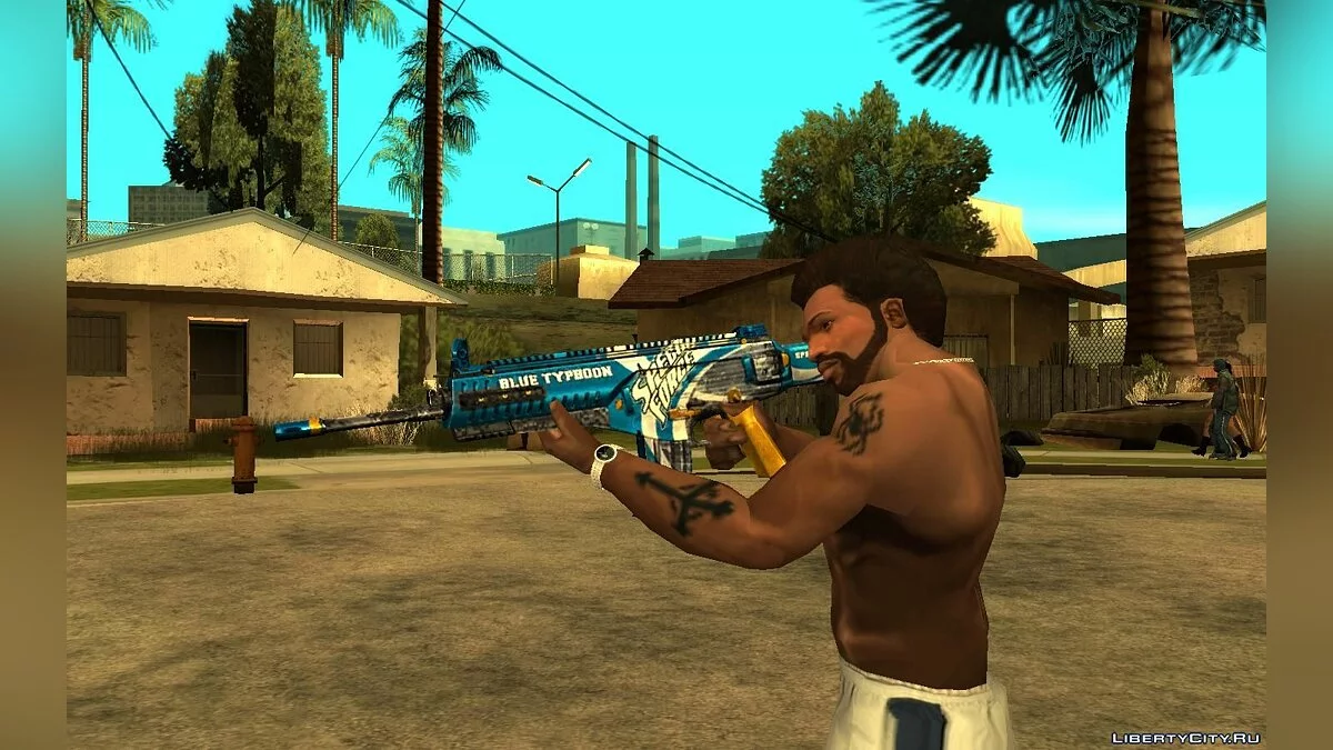 Blue Typhoon ARX 160 из игры SFPH Playpark / GTA San Andreas