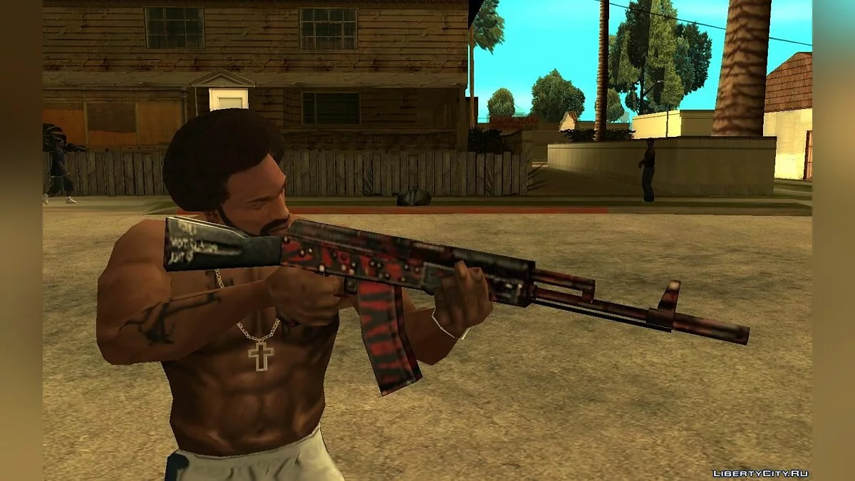 ESports AK47 из игры SFPH Playpark / GTA San Andreas