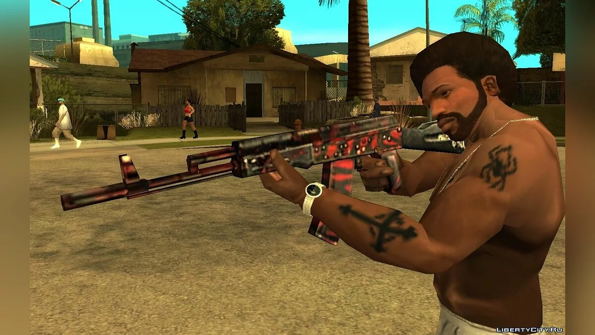 ESports AK47 из игры SFPH Playpark / GTA San Andreas