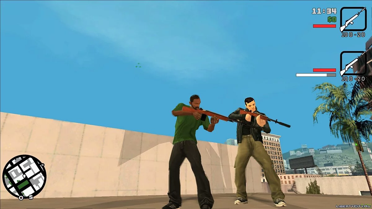 M14 - Silenced [SA Style] / GTA San Andreas