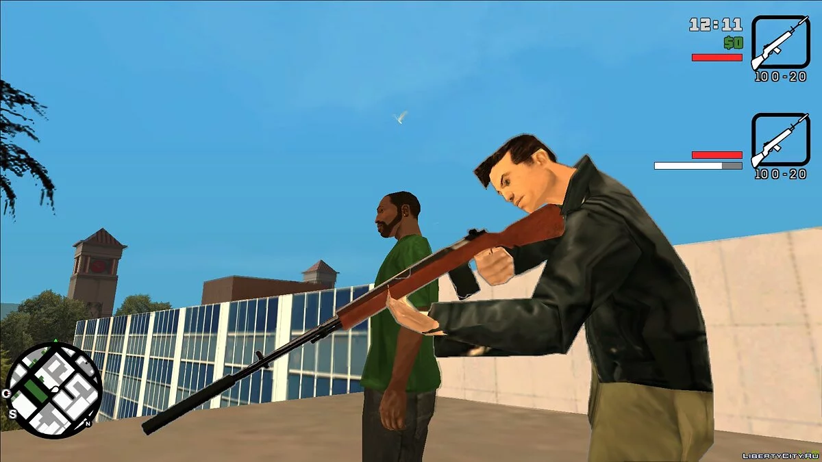 M14 - Silenced [SA Style] / GTA San Andreas