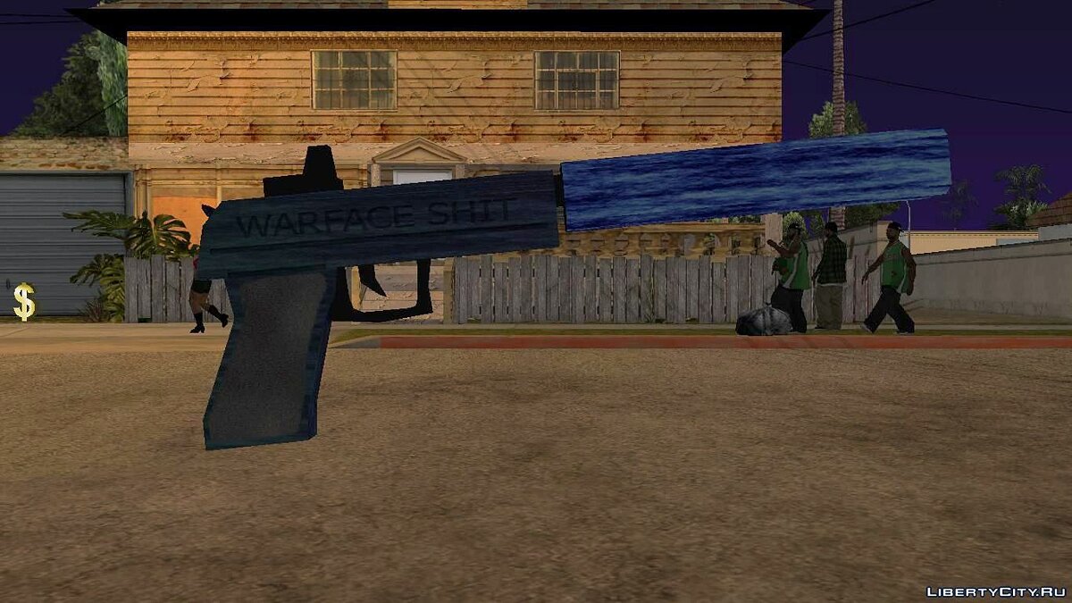 Скачать Reskinned USP from WarFace для GTA San Andreas