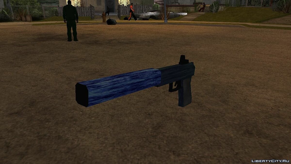 Скачать Reskinned USP from WarFace для GTA San Andreas