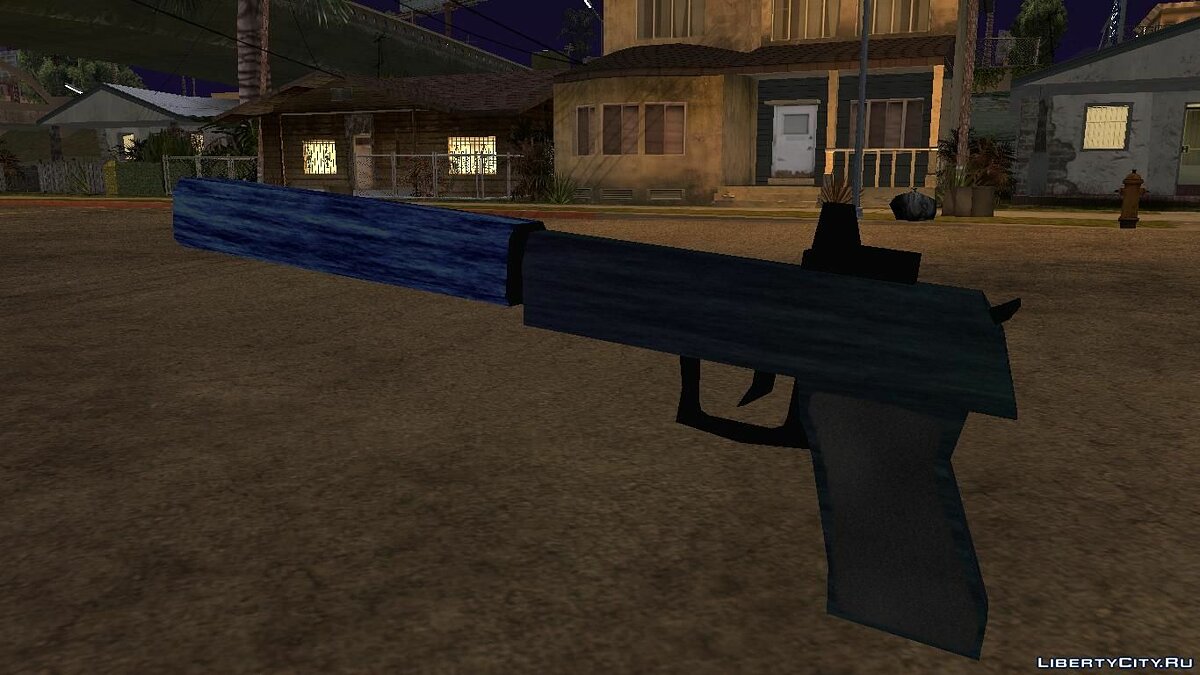 Скачать Reskinned USP from WarFace для GTA San Andreas