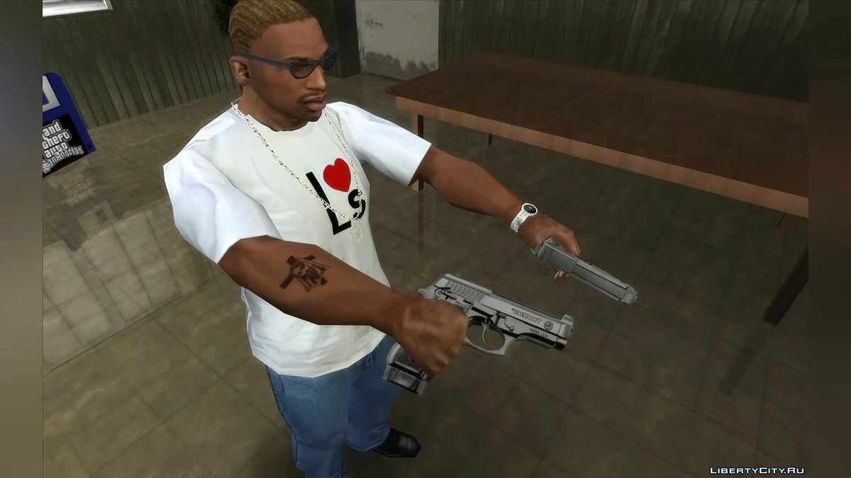 Taurus 24/7 и PT 58 (Lowpoly) / GTA San Andreas
