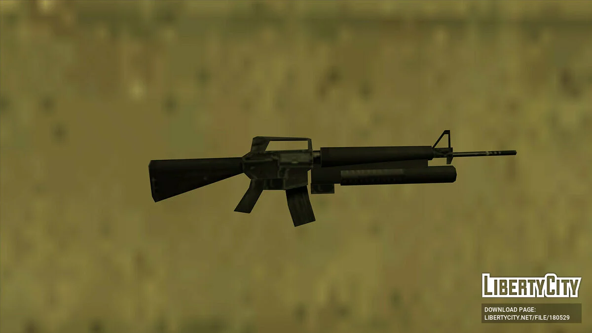 Пак Штурмовой винтовки AR-15 (SA Style) / GTA San Andreas