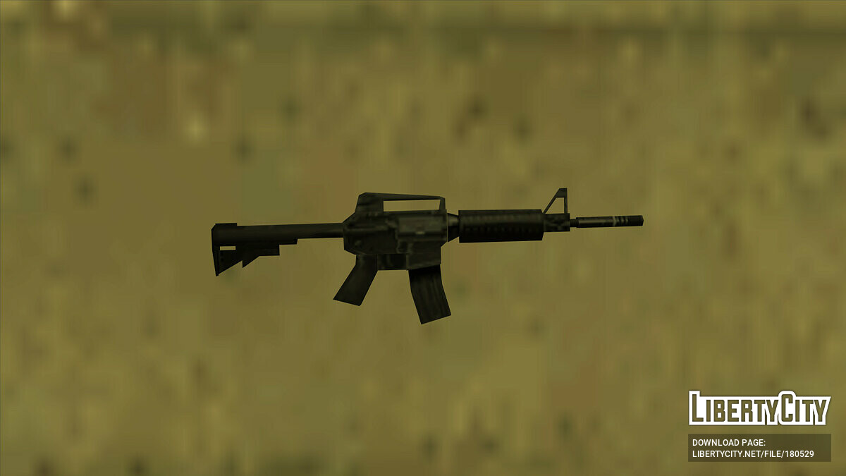 Скачать Пак Штурмовой винтовки AR-15 (SA Style) для GTA San Andreas