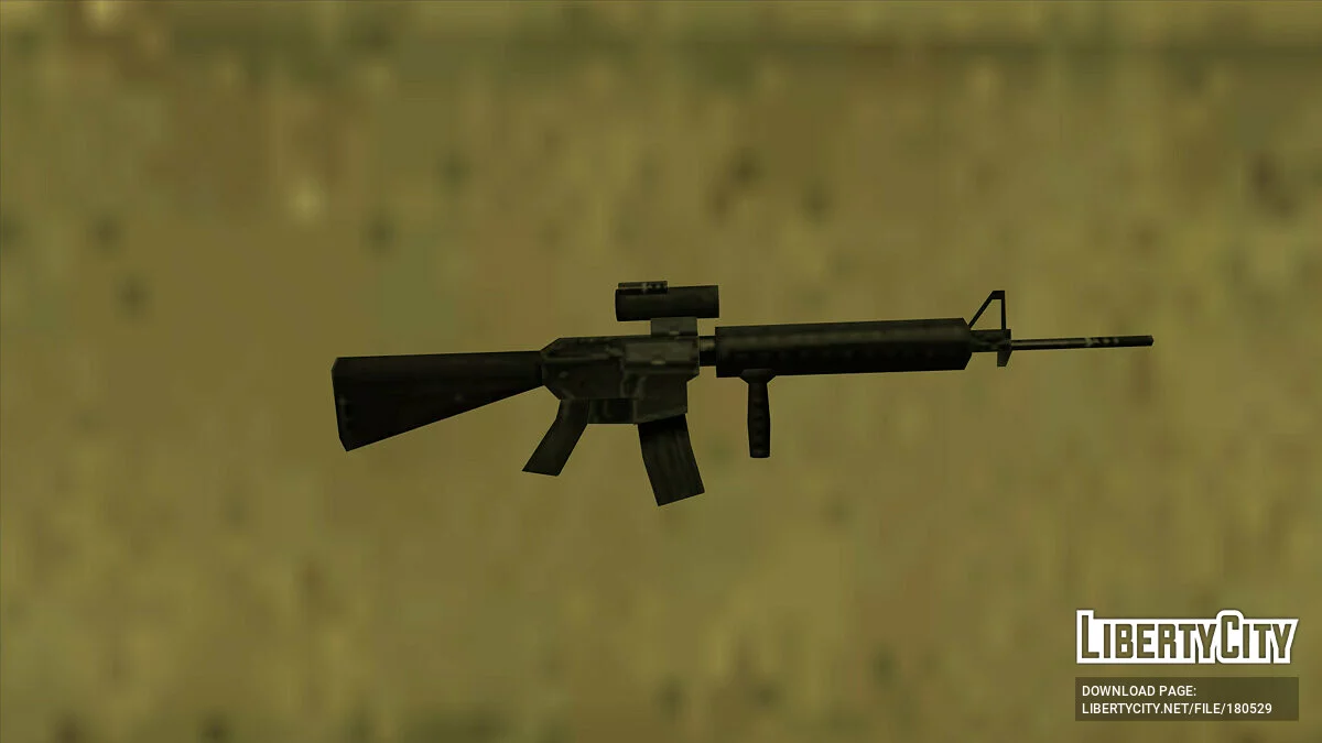 Пак Штурмовой винтовки AR-15 (SA Style) / GTA San Andreas