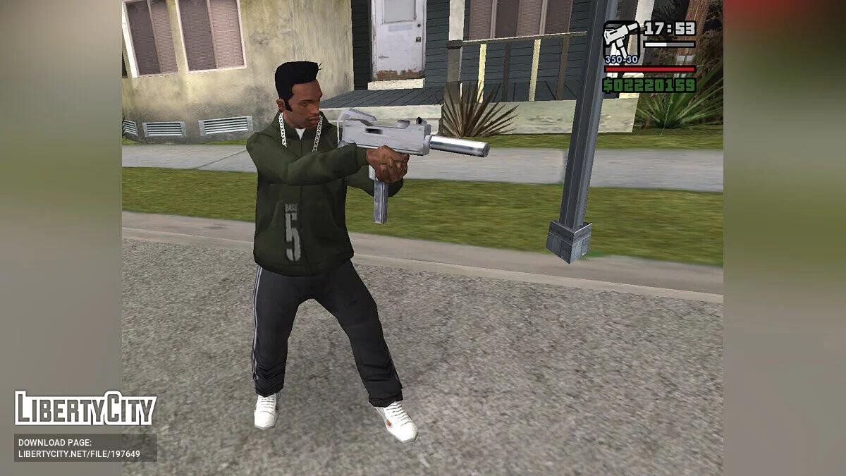 Ingram MAC-10 с глушителем из Beta GTA VC / GTA San Andreas