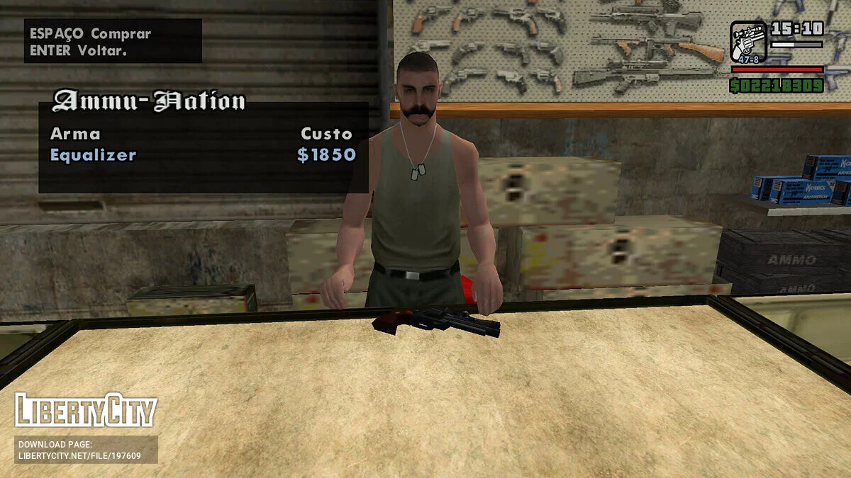 Colt Python and Equalizer (SA Style) / GTA San Andreas