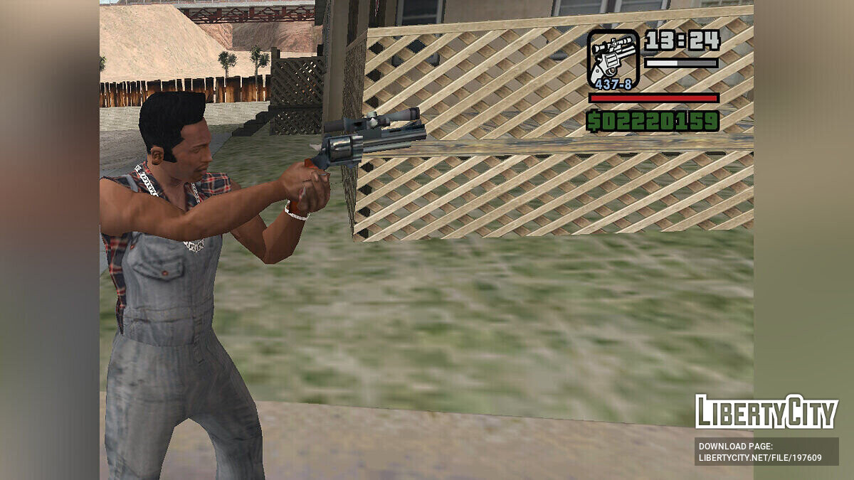 Скачать Colt Python and Equalizer (SA Style) для GTA San Andreas