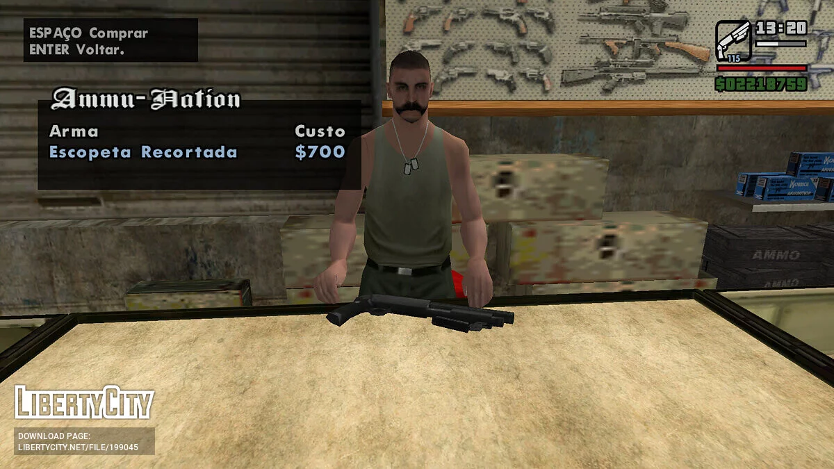 Короткоствольный дробовик из Vice City (SA Style) / GTA San Andreas