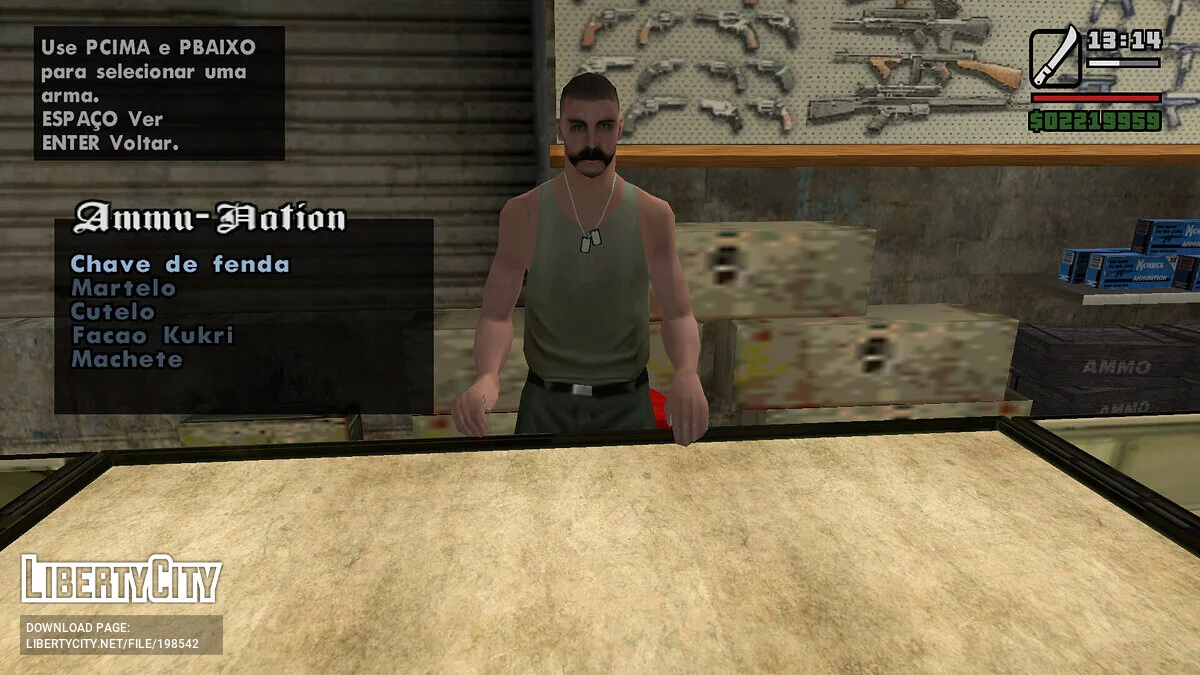 Пак холодного оружия из Vice City / GTA San Andreas