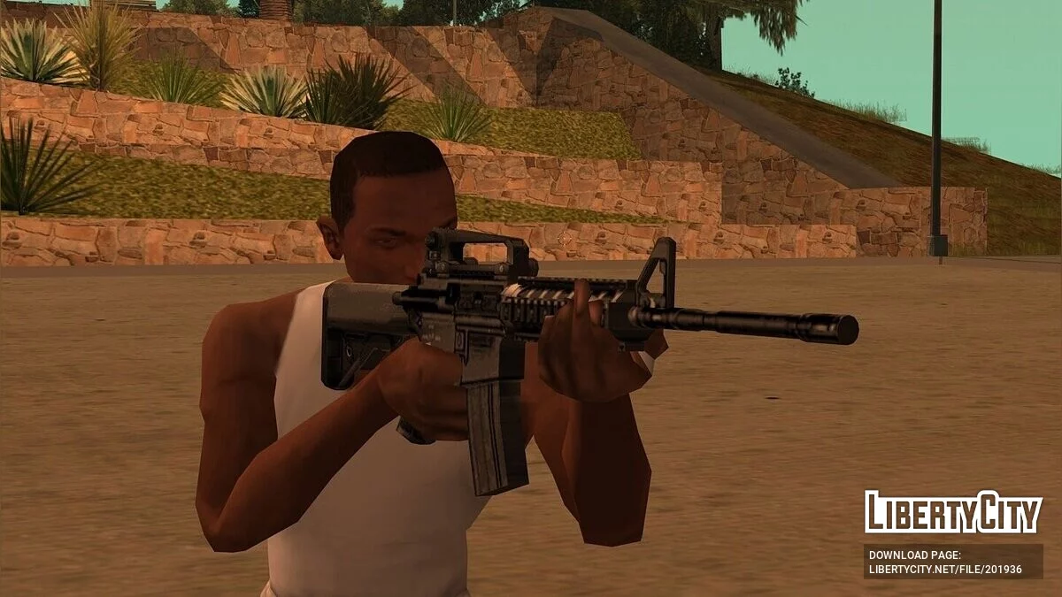 Colt M4 SOPMOD Low Quality / GTA San Andreas
