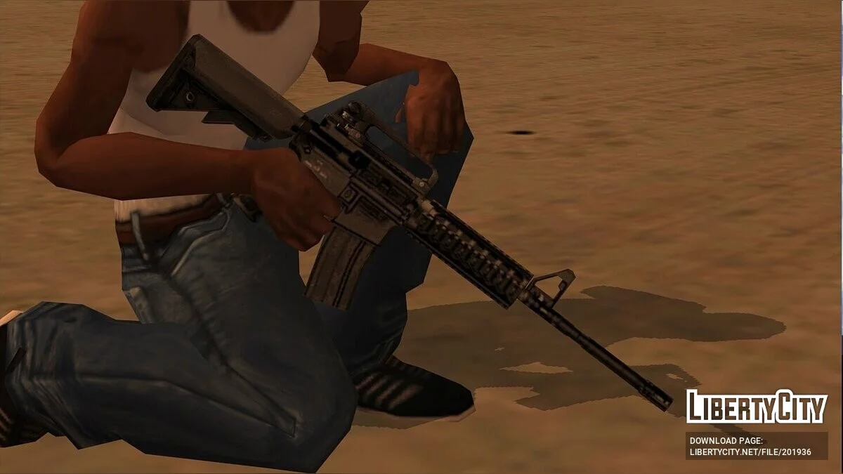 Colt M4 SOPMOD Low Quality / GTA San Andreas