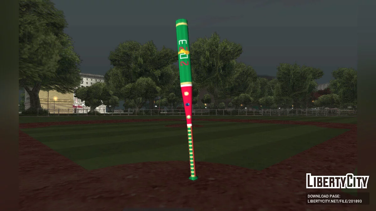 Набор текстур для бейсбольной биты (SA Style) / GTA San Andreas
