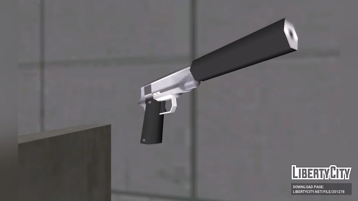 Пак текстур для Colt 1911/Silenced в стиле SA / GTA San Andreas