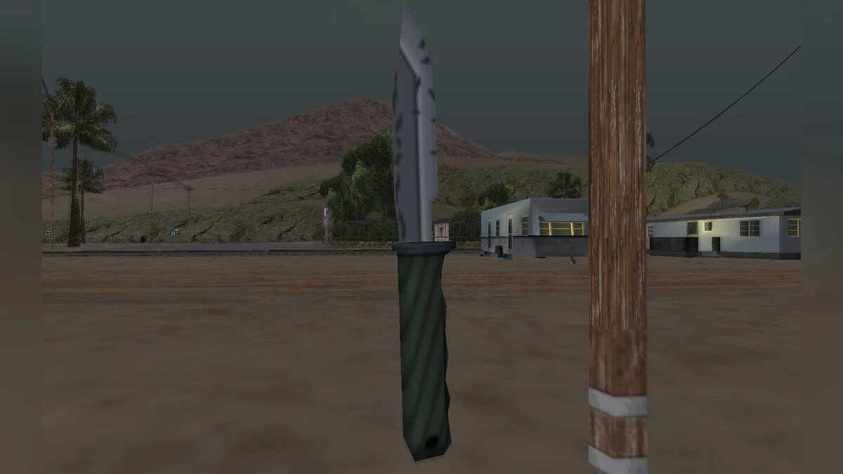 Ретекстур ножа (12 вариаций текстур) / GTA San Andreas