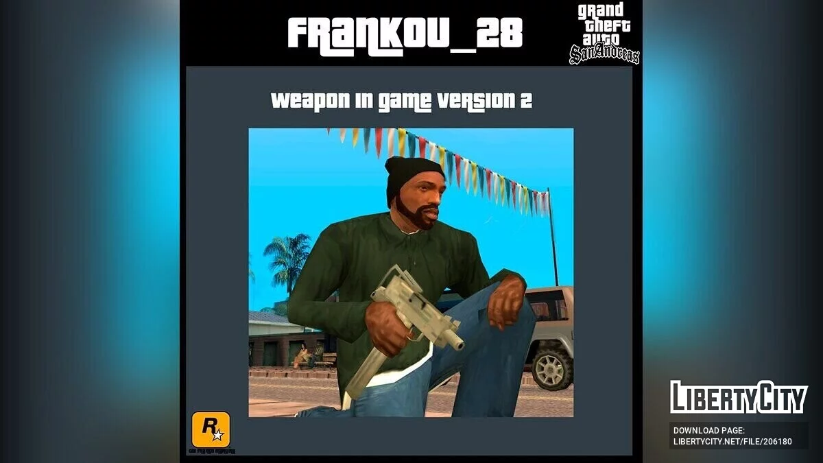 Бета Узи (Восстановление по старой иконке) / GTA San Andreas