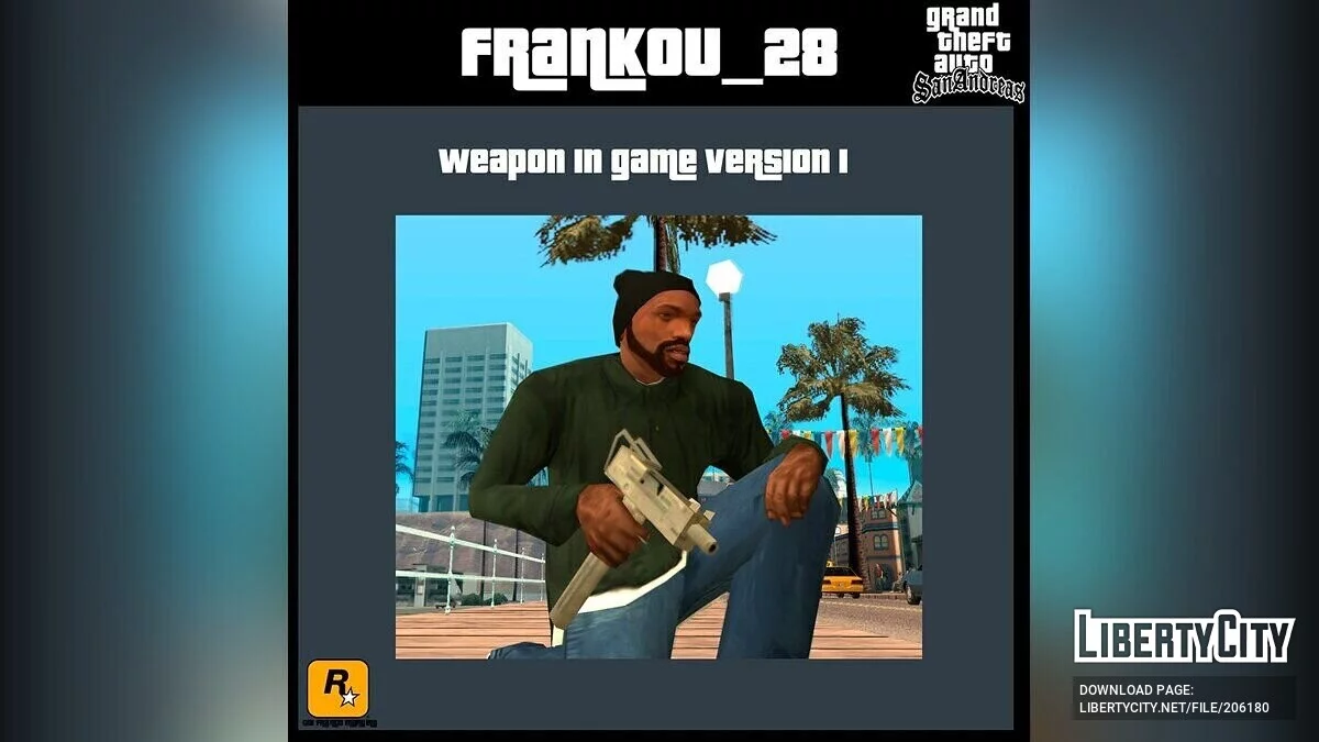 Бета Узи (Восстановление по старой иконке) / GTA San Andreas