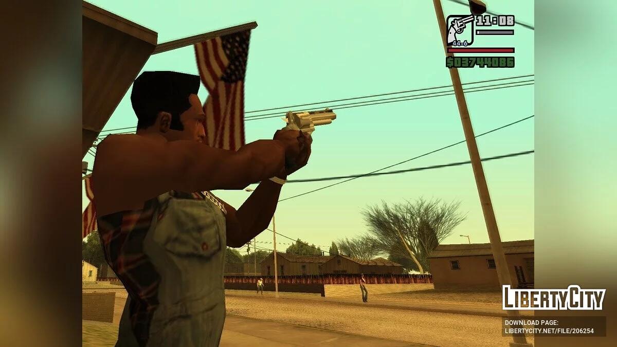 Colt Python и Equalizer  в стиле SA (Ремастер мода) / GTA San Andreas