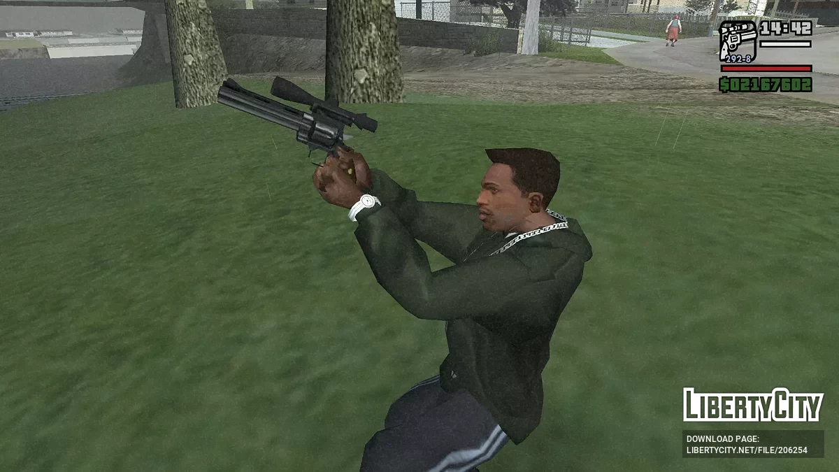 Colt Python и Equalizer  в стиле SA (Ремастер мода) / GTA San Andreas