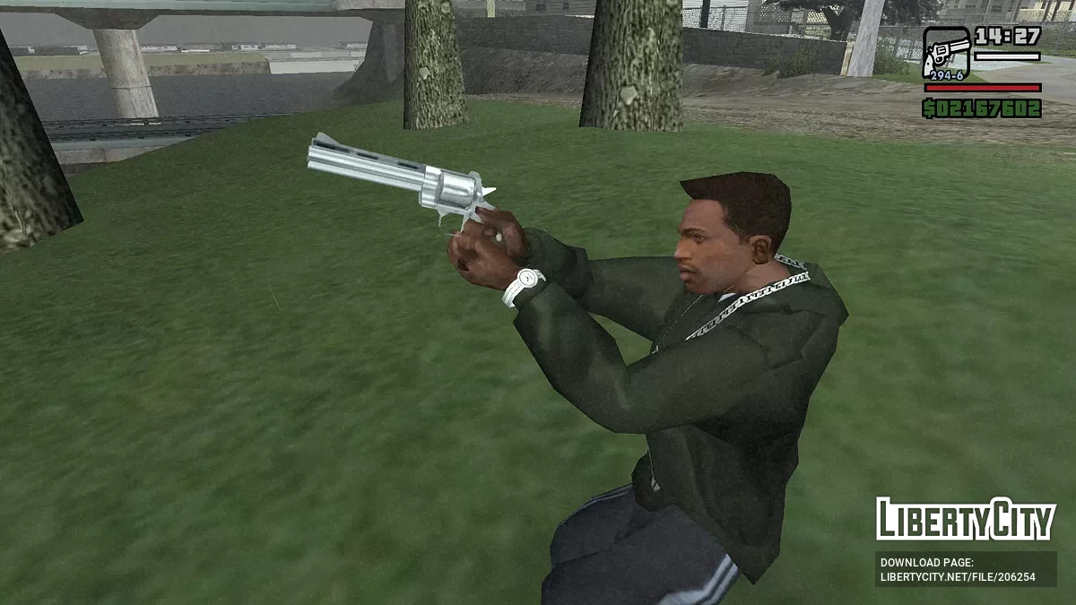 Colt Python и Equalizer  в стиле SA (Ремастер мода) / GTA San Andreas