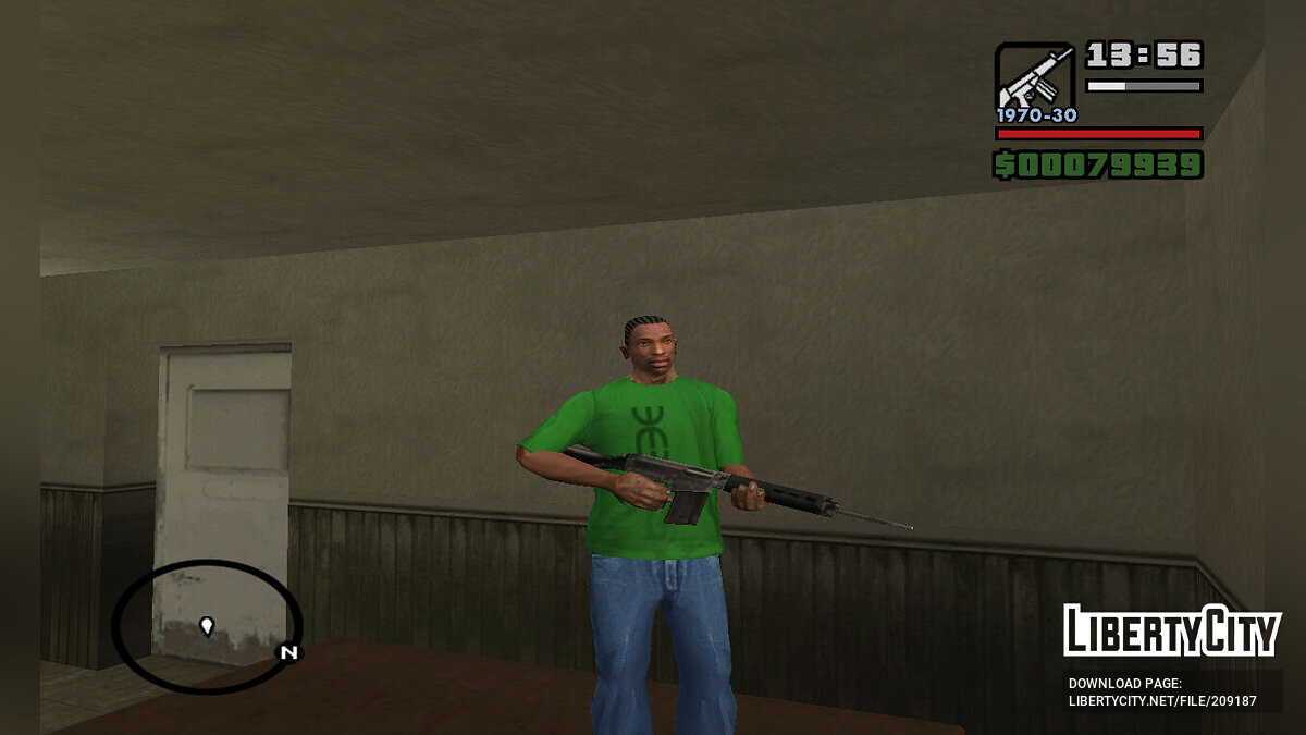 Скачать FN FAL Argentino Malvinas (Style SA) для GTA San Andreas