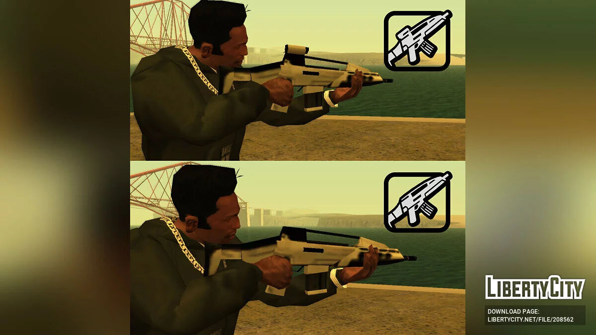 HK XM8 Automatic (LQ-SA Style) / GTA San Andreas