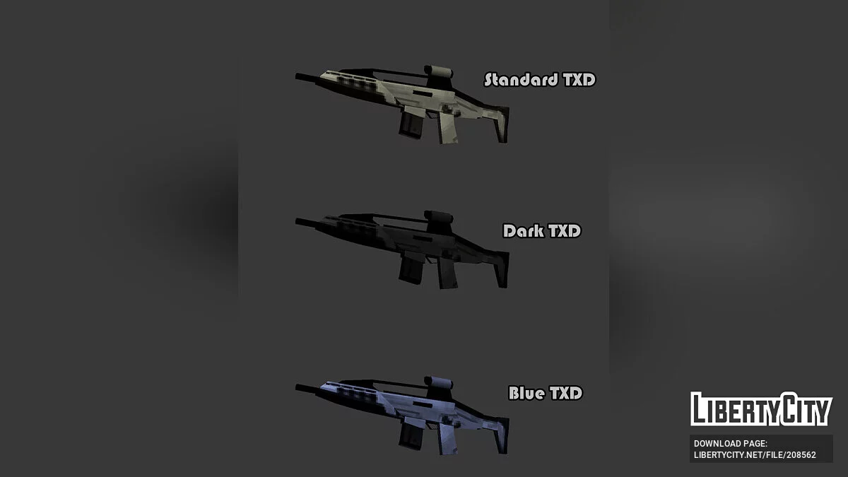 HK XM8 Automatic (LQ-SA Style) / GTA San Andreas