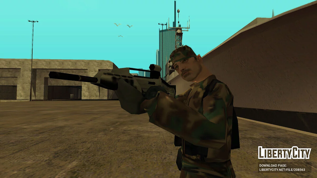 HK XM8 Drum Mag (LQ-SA Style) / GTA San Andreas