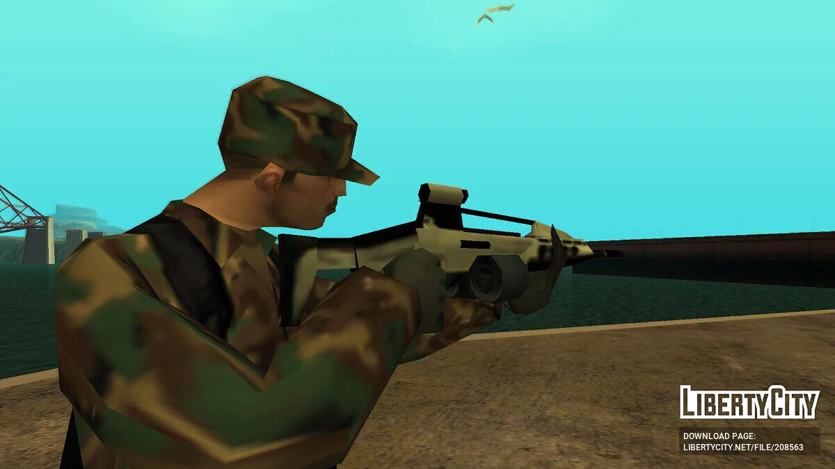 HK XM8 Drum Mag (LQ-SA Style) / GTA San Andreas