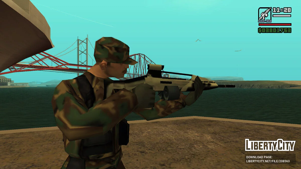 HK XM8 Drum Mag (LQ-SA Style) / GTA San Andreas