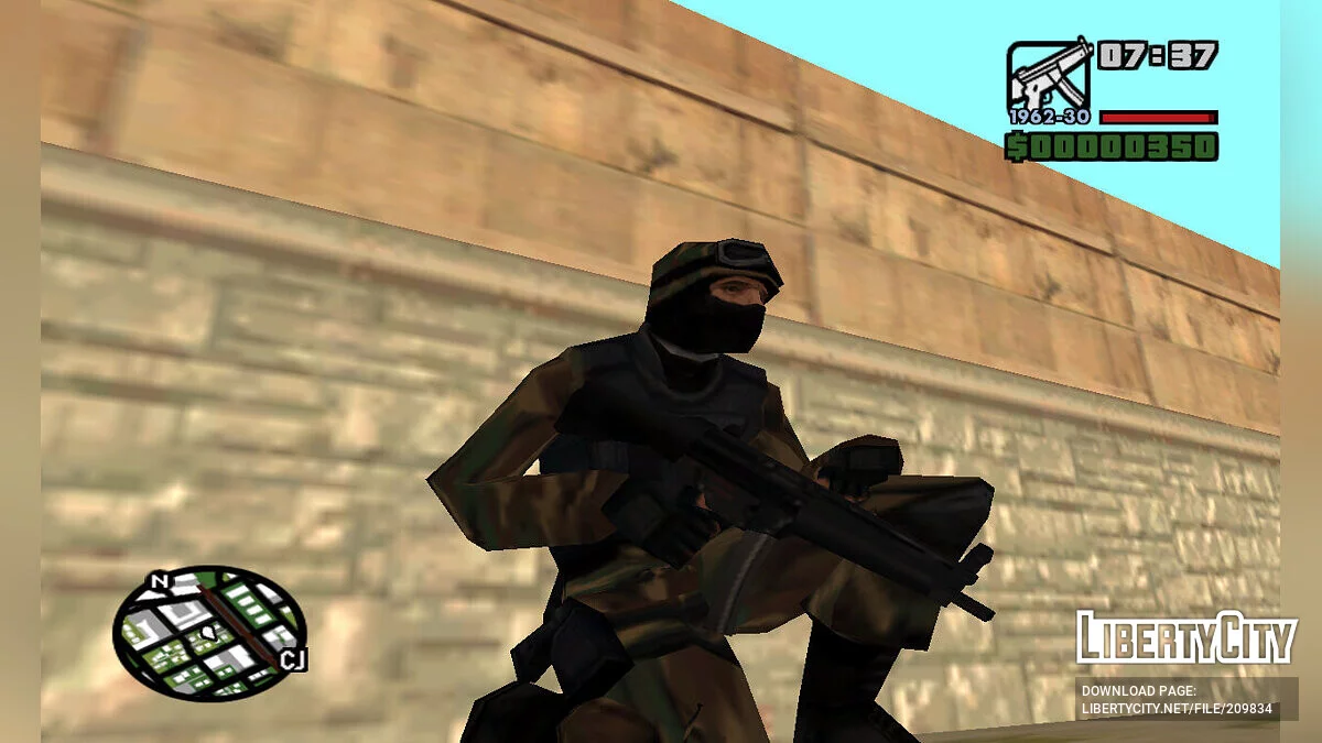 HK MP5A2 (SA Style) / GTA San Andreas
