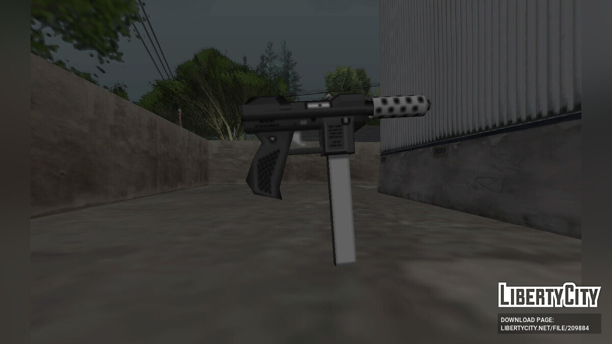 Скачать Сборник текстур для TEC-9 в стиле SA для GTA San Andreas