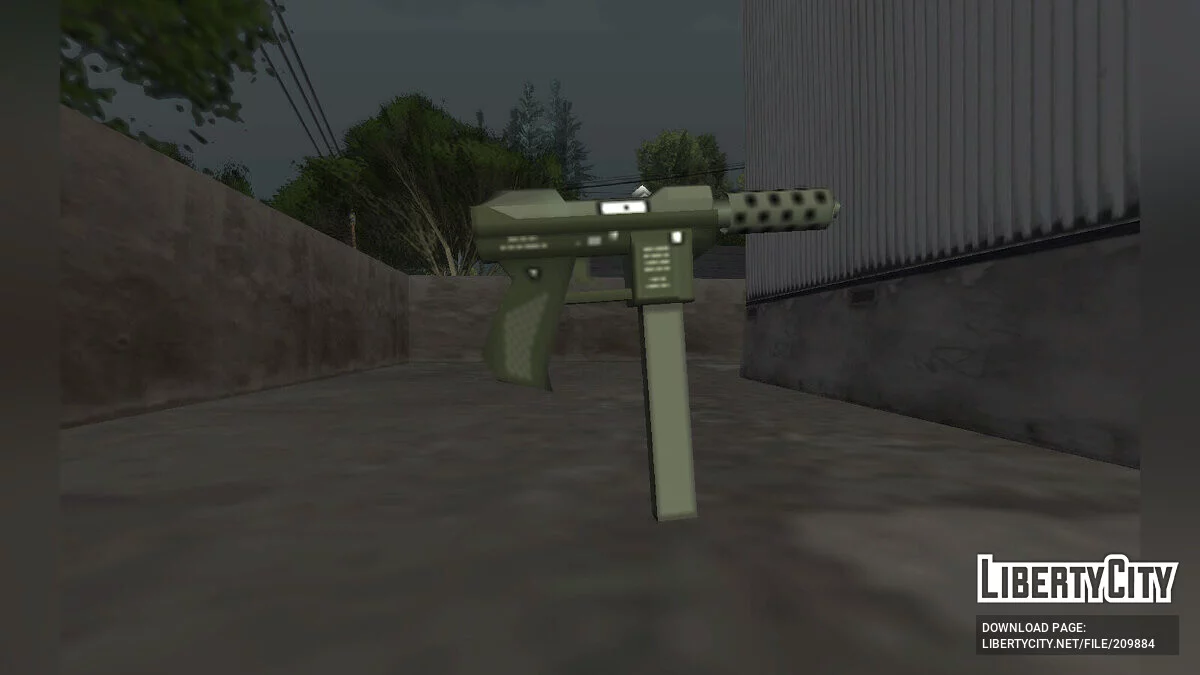 Сборник текстур для TEC-9 в стиле SA / GTA San Andreas