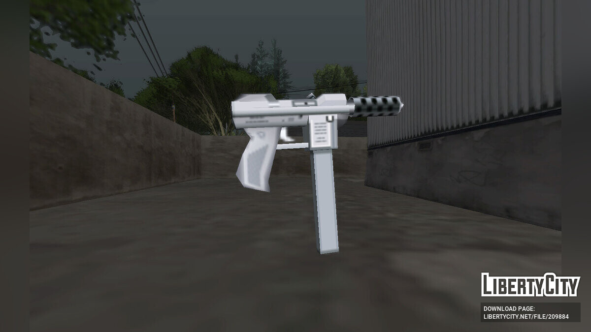 Скачать Сборник текстур для TEC-9 в стиле SA для GTA San Andreas