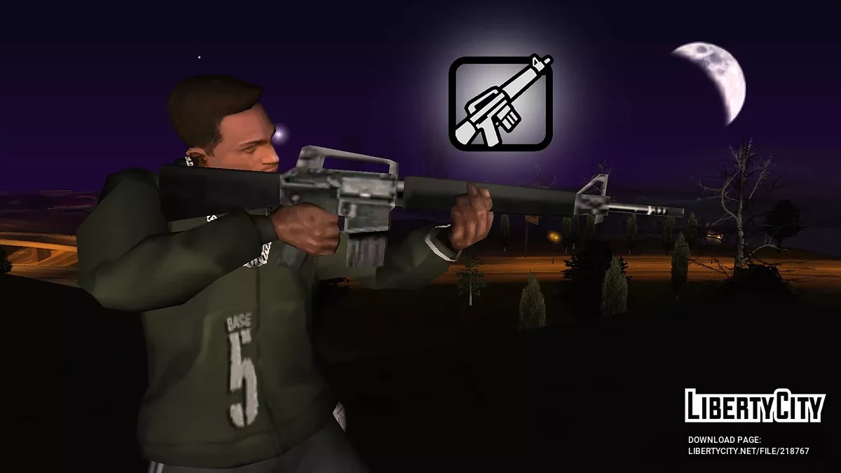 M4, M16 и Colt-733 - SA Style / GTA San Andreas