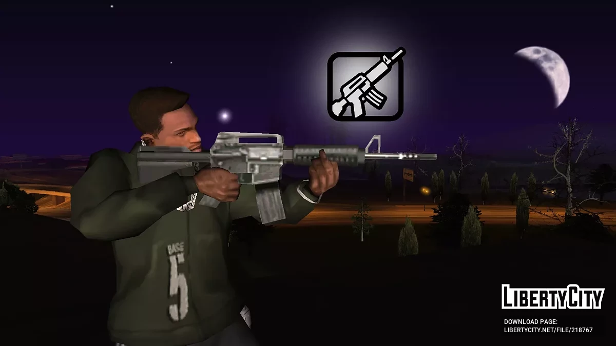 M4, M16 и Colt-733 - SA Style / GTA San Andreas
