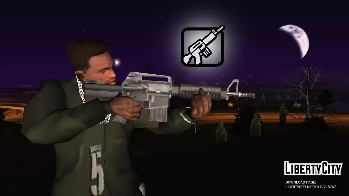 M4, M16 и Colt-733 - SA Style / GTA San Andreas